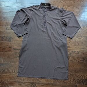 J. Junaid Jamshed Mens Kurta, Brown, XL